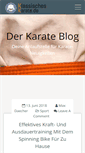 Mobile Screenshot of klassisches-karate.de